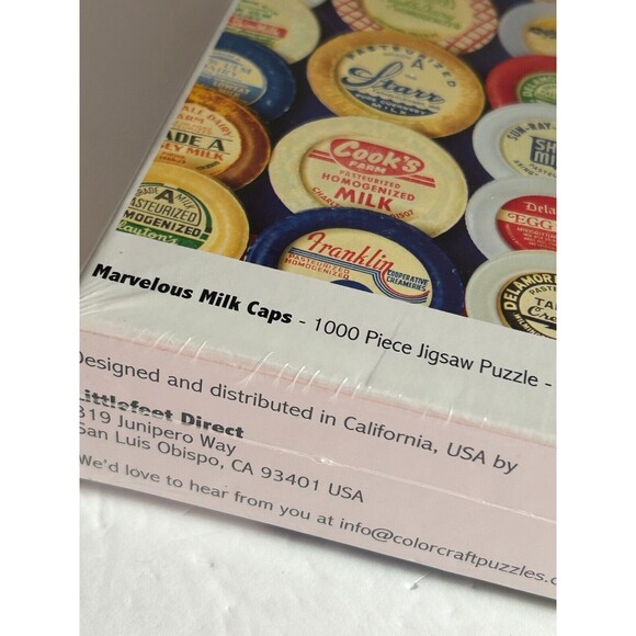 Marvelous Milk Caps 1000 Piece Jigsaw Puzzle Colorcraft 2021 Ages 14+ NEW - Picture 3 of 6